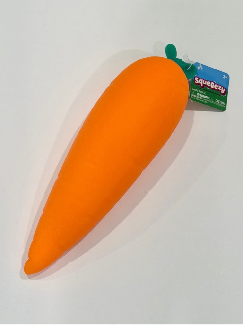 Sunny Days Squeeezy Kids Toy Carrot Stress Squeeze Squishy